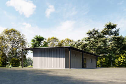 Barn House Plan #625-00010 Elevation Photo