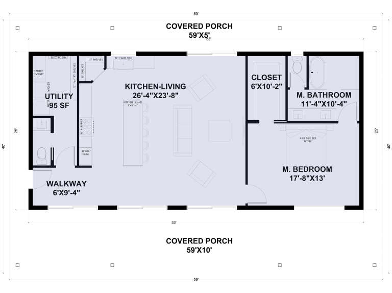House Plan House Plan #32036 Drawing 1