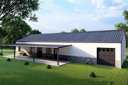 Barn House Plan #625-00013 Elevation Photo