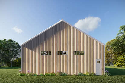 Barn House Plan #625-00014 Elevation Photo