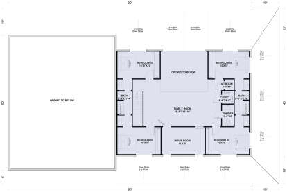 Second Floor for House Plan #625-00014