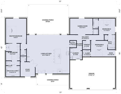Main Floor  for House Plan #625-00016