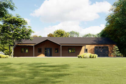 Barn House Plan #625-00018 Elevation Photo