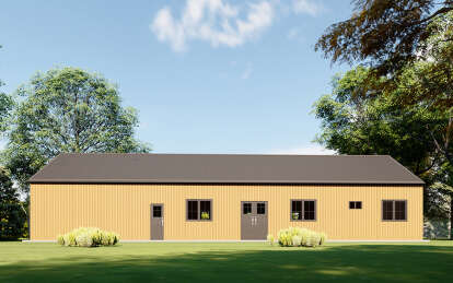 Barn House Plan #625-00018 Elevation Photo