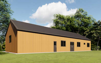 Barn House Plan #625-00018 Elevation Photo