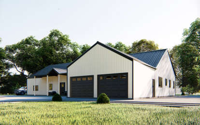 Barn House Plan #625-00019 Elevation Photo