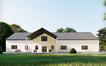 Barn House Plan #625-00019 Elevation Photo