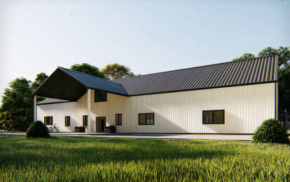 Barn House Plan #625-00019 Elevation Photo