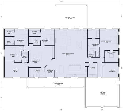 Main Floor  for House Plan #625-00019