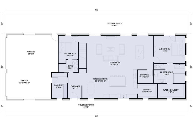 House Plan House Plan #32046 Drawing 1