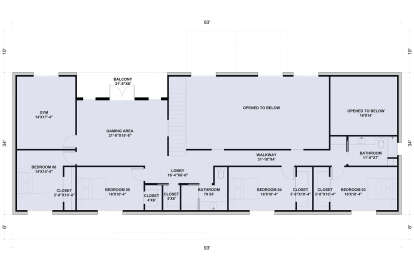 Second Floor for House Plan #625-00020
