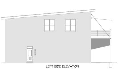 Modern House Plan #940-01204 Elevation Photo