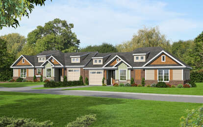 Craftsman House Plan #940-01205 Elevation Photo