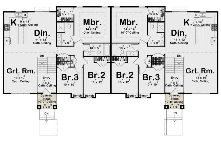 House Plan House Plan #32052 Drawing 1