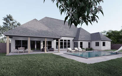 European House Plan #8318-00400 Elevation Photo