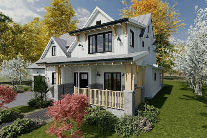 Craftsman House Plan #5984-00017 Elevation Photo