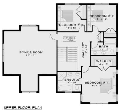 Second Floor for House Plan #5984-00017