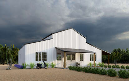 Barn House Plan #625-00024 Elevation Photo
