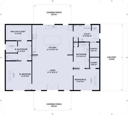 Main Floor  for House Plan #625-00024