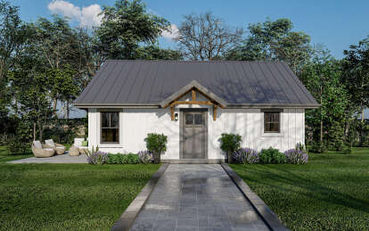 Cottage House Plan #8080-00005 Elevation Photo
