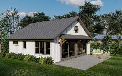 Cottage House Plan #8080-00005 Elevation Photo