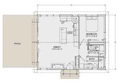 Main Floor  for House Plan #8080-00005