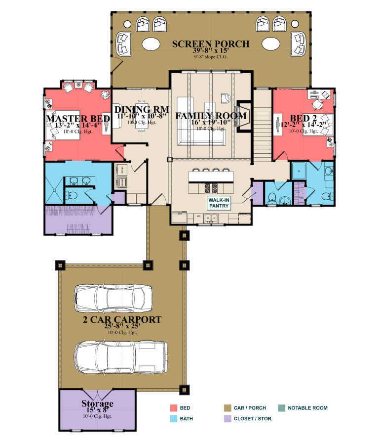 House Plan House Plan #32063 Drawing 1