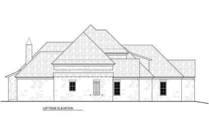 European House Plan #5995-00038 Elevation Photo