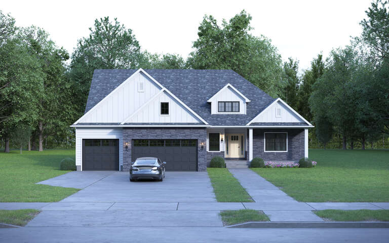 House Plan House Plan #32069 Front Elevation 