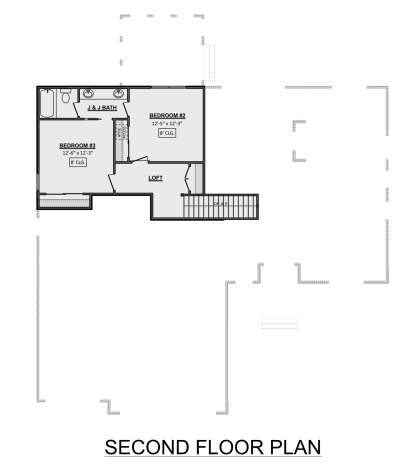 Second Floor for House Plan #1958-00044
