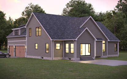 Craftsman House Plan #1958-00045 Elevation Photo
