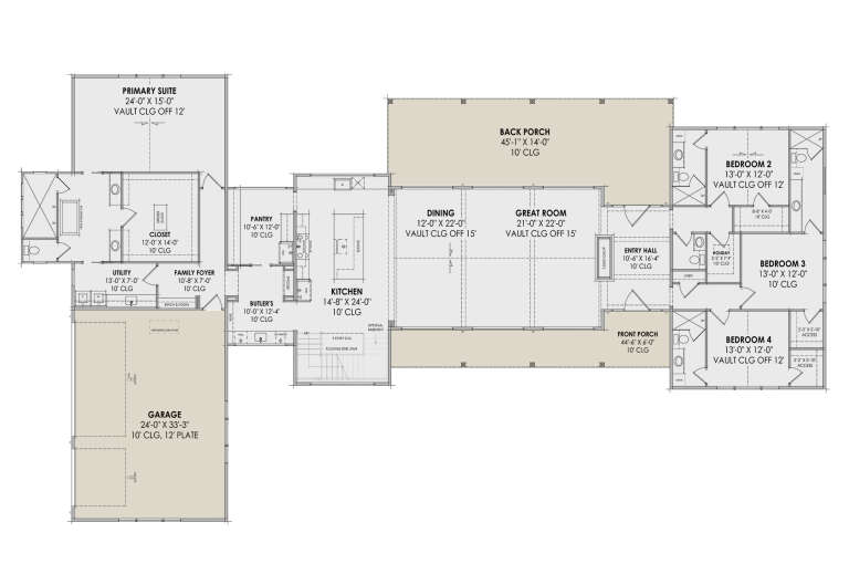 House Plan House Plan #32073 Drawing 1