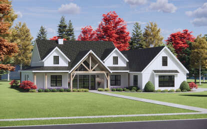 Modern Farmhouse House Plan #7983-00123 Elevation Photo