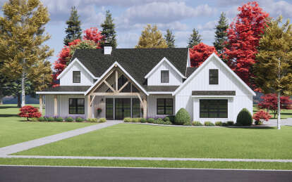 Modern Farmhouse House Plan #7983-00123 Elevation Photo