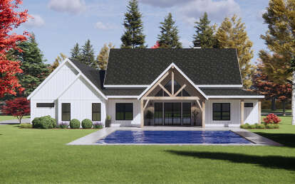 Modern Farmhouse House Plan #7983-00123 Elevation Photo