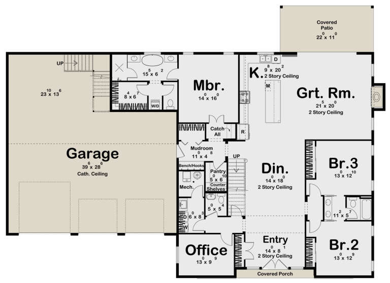House Plan House Plan #32075 Drawing 1