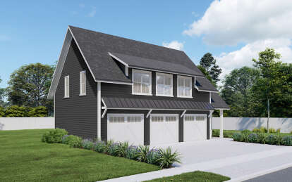 Modern Farmhouse House Plan #7568-00031 Elevation Photo