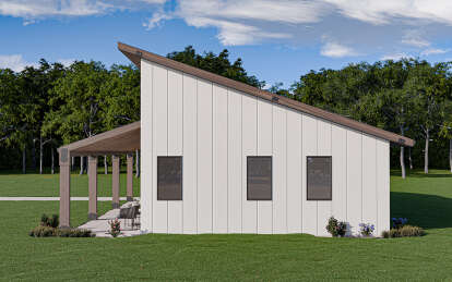 Modern House Plan #1462-00125 Elevation Photo