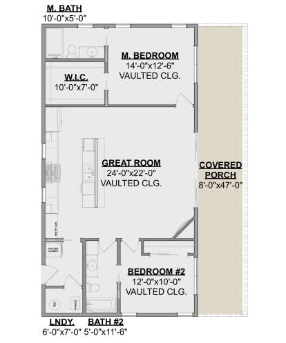 Main Floor  for House Plan #1462-00125
