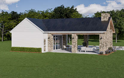 Modern Farmhouse House Plan #1462-00127 Elevation Photo