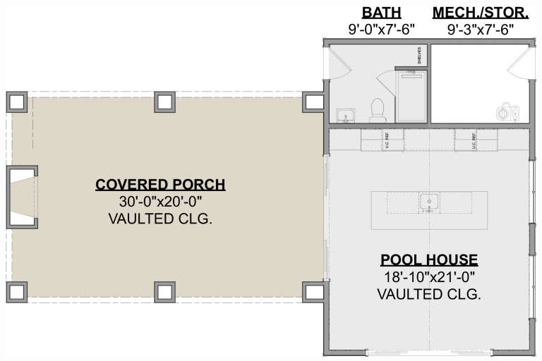 House Plan House Plan #32079 Drawing 1