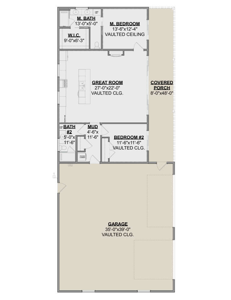House Plan House Plan #32081 Drawing 1