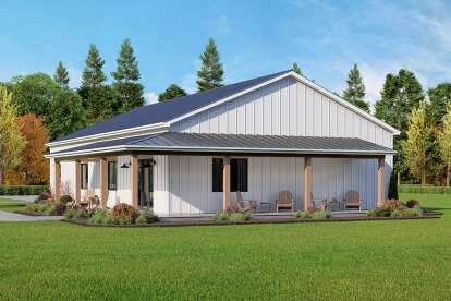 Barn House Plan #1462-00131 Elevation Photo
