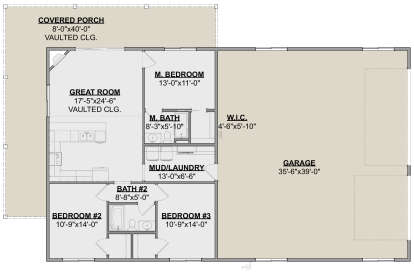 Main Floor  for House Plan #1462-00131