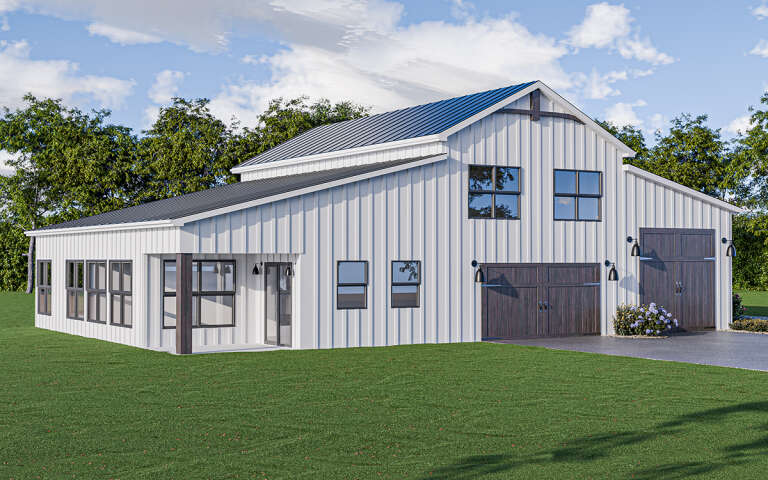 House Plan House Plan #32084 Angled Front Elevation
