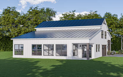 Barn House Plan #1462-00132 Elevation Photo