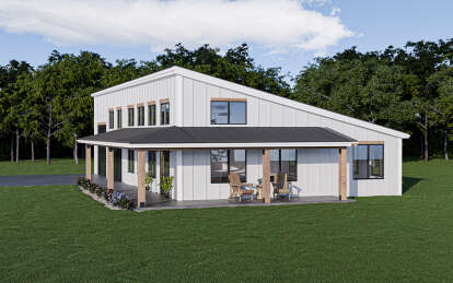 Barn House Plan #1462-00133 Elevation Photo