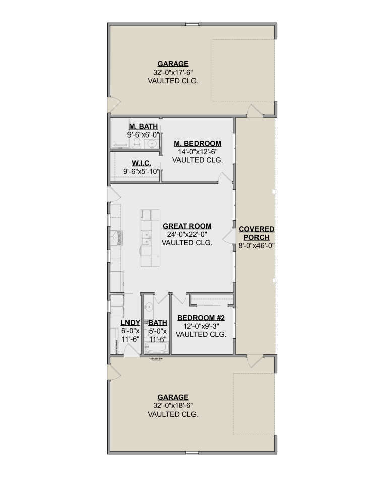House Plan House Plan #32087 Drawing 1