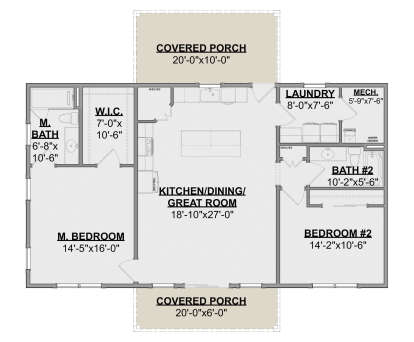 Main Floor  for House Plan #1462-00136