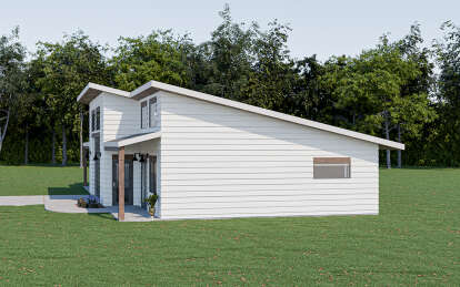 Barn House Plan #1462-00137 Elevation Photo